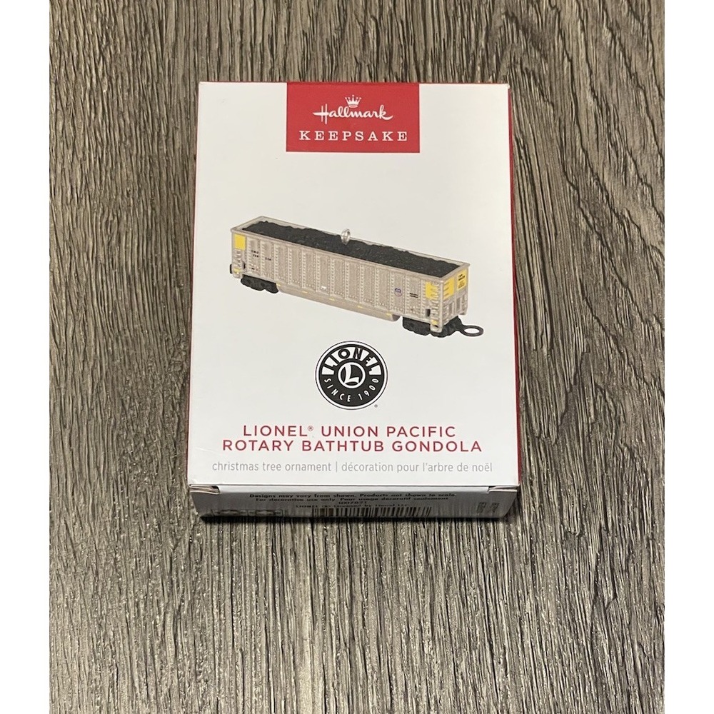 Hallmark Lionel Train‎ Ornament Union Pacific Gondola Die-cast Holiday Christmas